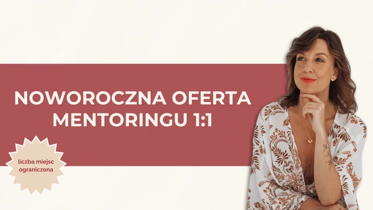 Noworoczna oferta mentoringu 1:1